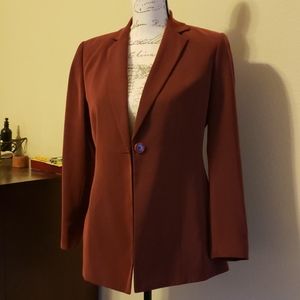 Dark reddish blazer